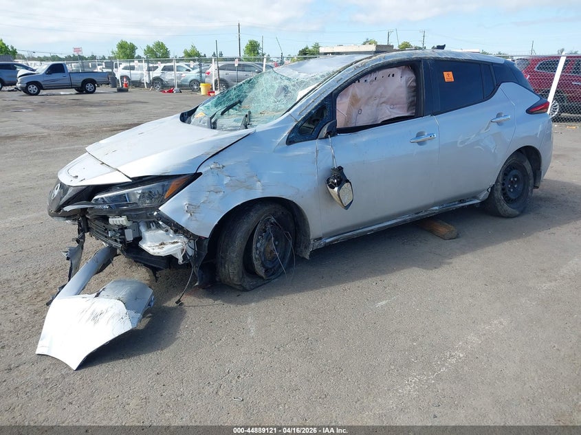 2023 Nissan Leaf VIN 1N4AZ1BV4PC555296 IAAI salvage auction — BIO HAZARD, Wait Title, sold $225 on 2026-07-08 (photo 2)