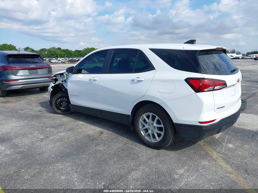 2024 Chevrolet Equinox VIN 3GNAXHEG5RL299996 IAAI salvage auction — LEFT FRONT, Salvage Title, sold $7,000 on 2026-07-30 (photo 3)