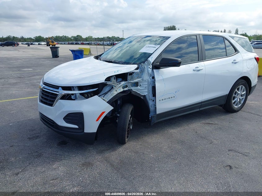 2024 Chevrolet Equinox VIN 3GNAXHEG5RL299996 IAAI salvage auction — LEFT FRONT, Salvage Title, sold $7,000 on 2026-07-30 (photo 6)