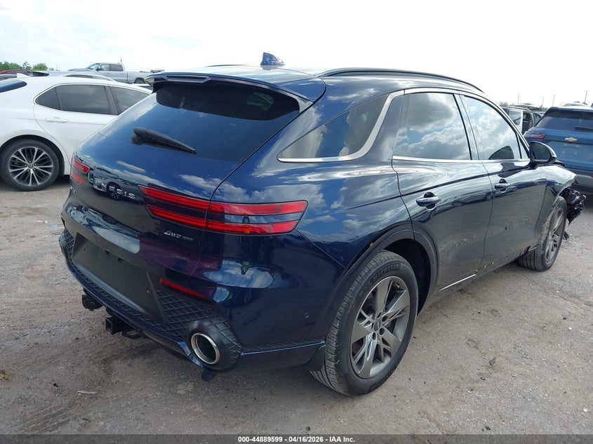 2022 Genesis Gv70 VIN KMUMCDTC5NU073867 IAAI salvage auction — RIGHT FRONT, Original (Texas), sold $13,100 on 2026-07-15 (photo 4)