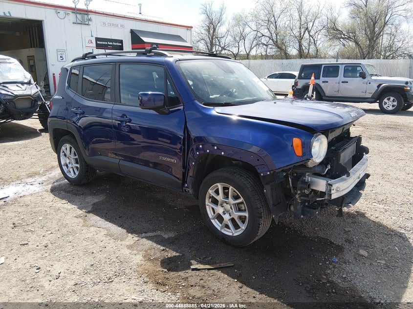 2019 Jeep Renegade VIN ZACNJBBB3KPK71013 IAAI salvage auction — FRONT END, Salvage Title, sold $800 on 2026-07-15 (photo 1)