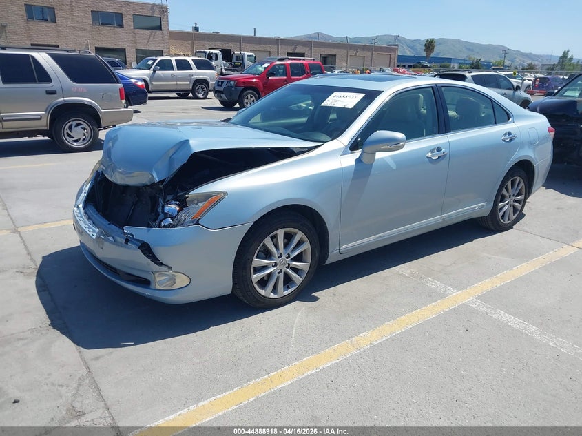 2012 Lexus ES VIN JTHBK1EG7C2487977 IAAI salvage auction — FRONT END, Salvage Title, sold $2,550 on 2026-07-13 (photo 2)