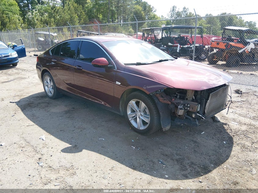 2018 Buick Regal VIN W04GL6SX1J1112198 IAAI salvage auction — FRONT END, Salvage Title, sold $25 on 2026-07-12 (photo 1)