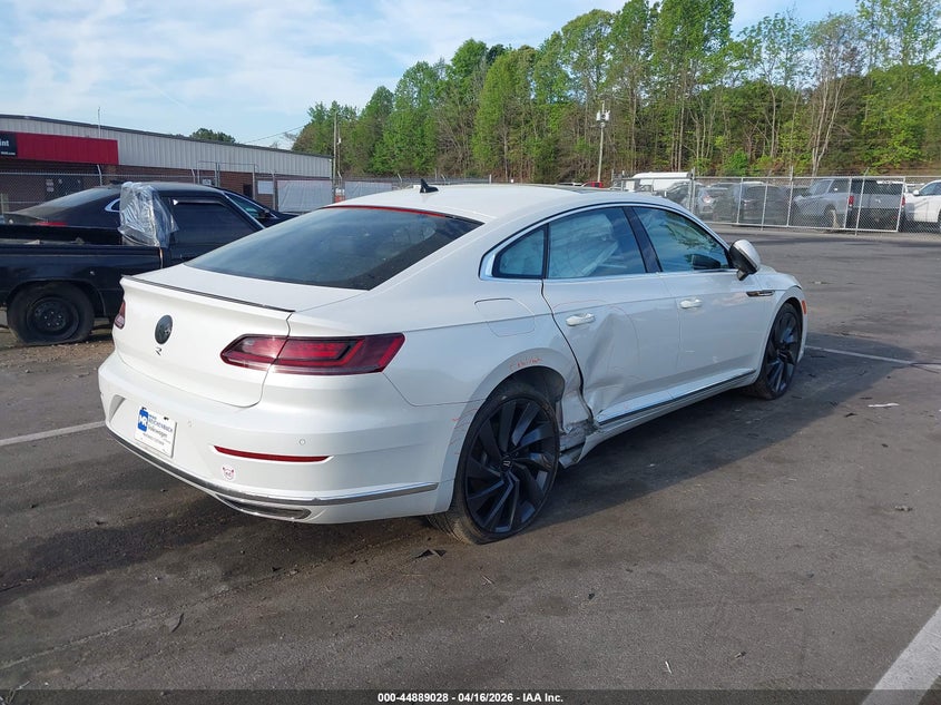 2023 Volkswagen Arteon VIN WVWAR7AN7PE014424 IAAI salvage auction — RIGHT SIDE, Wait Title, sold $13,775 on 2026-08-13 (photo 4)