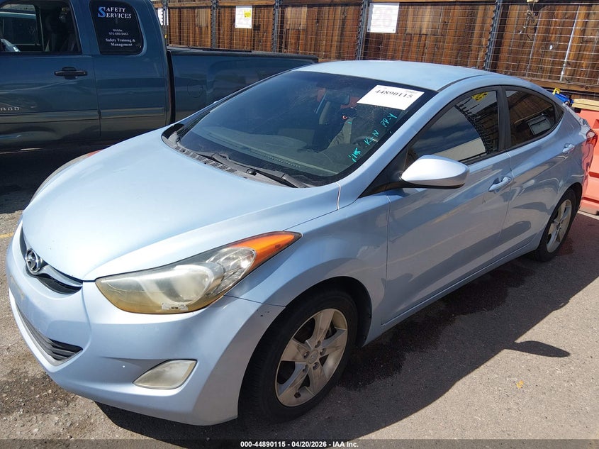 2012 Hyundai Elantra VIN KMHDH4AE0CU210912 IAAI salvage auction — ELECTRICAL, Nrc Lienholder Repossession Paperwork (Colorado), sold $850 on 2026-07-07 (photo 2)