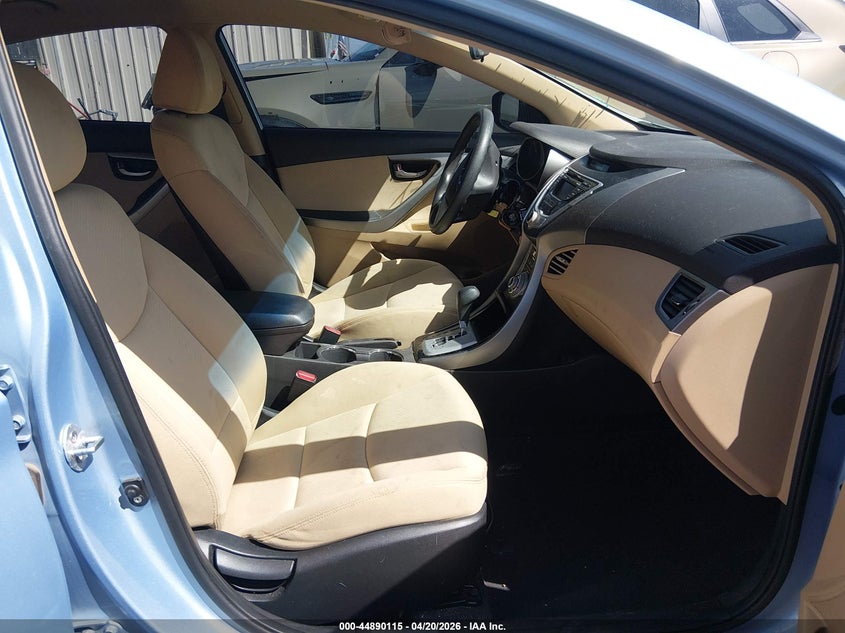2012 Hyundai Elantra VIN KMHDH4AE0CU210912 IAAI salvage auction — ELECTRICAL, Nrc Lienholder Repossession Paperwork (Colorado), sold $850 on 2026-07-07 (photo 5)