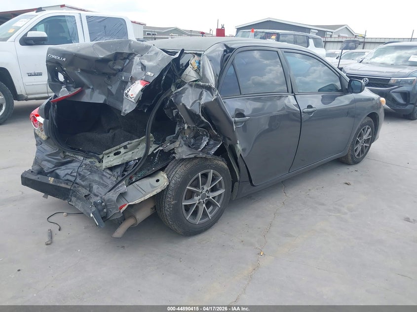 2011 Toyota Corolla VIN JTDBU4EEXB9152441 IAAI salvage auction — REAR END, Salvage (Texas), sold $725 on 2026-07-07 (photo 4)