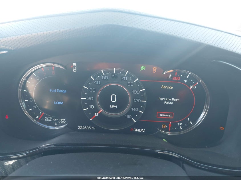 2016 Cadillac Cts VIN 1G6AY5SS3G0190463 IAAI salvage auction — FRONT END, Wait Title, sold $575 on 2026-07-28 (photo 7)