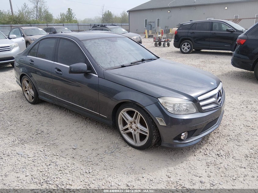 2010 Mercedes-benz C-klasse VIN WDDGF8BB9AF448705 IAAI salvage auction — NORMAL WEAR, Original (Ohio), sold $625 on 2026-07-17 (photo 1)
