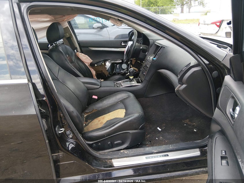 2013 Infiniti G VIN JN1CV6AR0DM754127 IAAI salvage auction — LEFT SIDE, Wait Title, sold $325 on 2026-07-23 (photo 5)