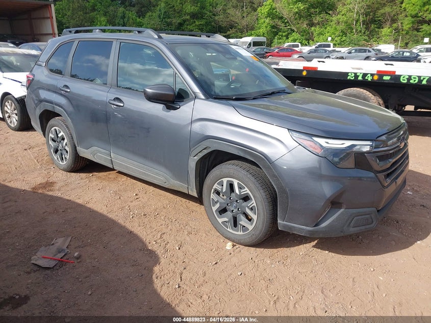 2025 Subaru Forester VIN JF2SLDDCXSH567687 IAAI salvage auction — LEFT REAR, Salvage Title, sold $4,000 on 2026-07-22 (photo 1)
