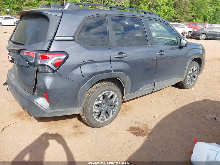 2025 Subaru Forester VIN JF2SLDDCXSH567687 IAAI salvage auction — LEFT REAR, Salvage Title, sold $4,000 on 2026-07-22 (photo 4)