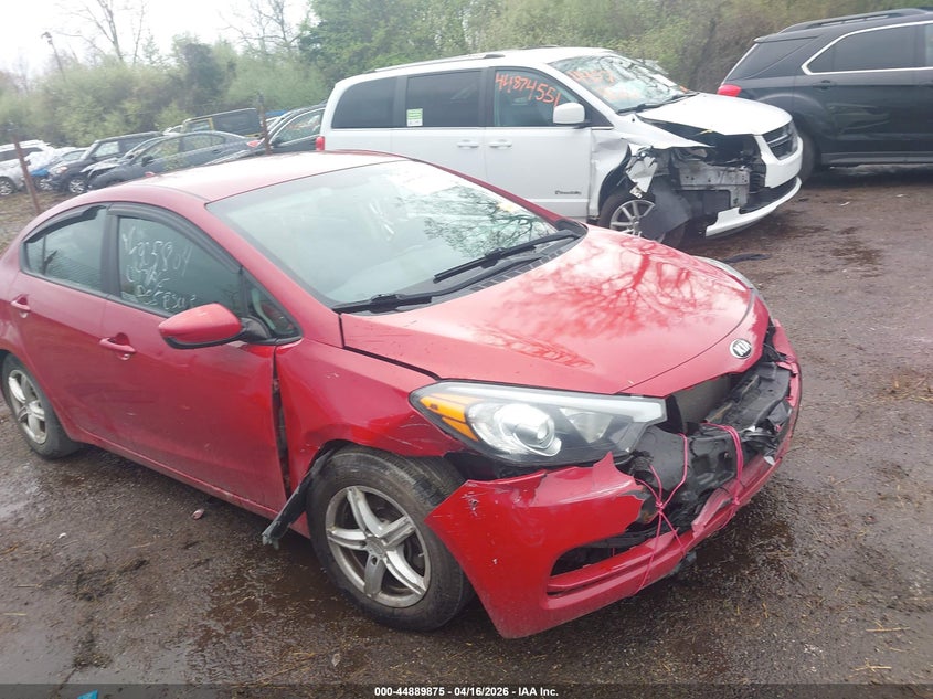 2016 Kia Forte VIN KNAFK4A64G5502681 IAAI salvage auction — FRONT END, Salvage Title, sold $650 on 2026-07-14 (photo 1)