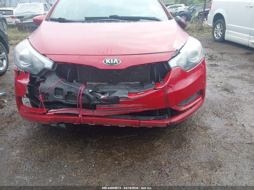 2016 Kia Forte VIN KNAFK4A64G5502681 IAAI salvage auction — FRONT END, Salvage Title, sold $650 on 2026-07-14 (photo 6)