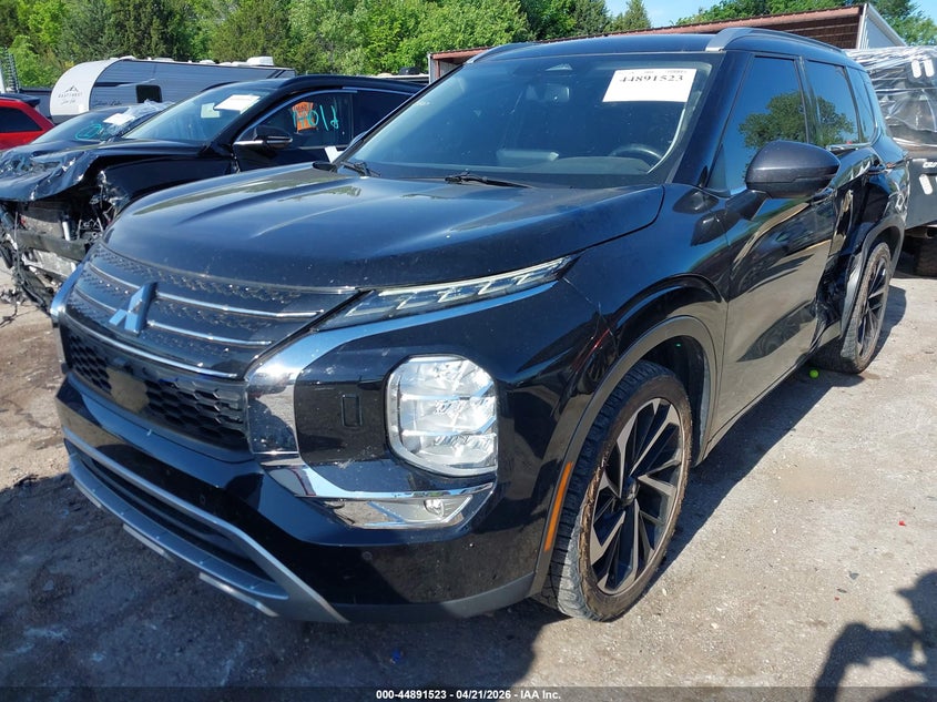 2022 Mitsubishi Outlander VIN JA4J4VA82NZ016949 IAAI salvage auction — SIDE, Clear (Oklahoma), sold $7,700 on 2026-07-09 (photo 2)
