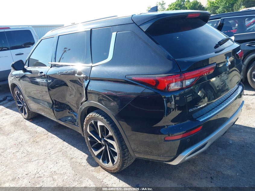 2022 Mitsubishi Outlander VIN JA4J4VA82NZ016949 IAAI salvage auction — SIDE, Clear (Oklahoma), sold $7,700 on 2026-07-09 (photo 3)