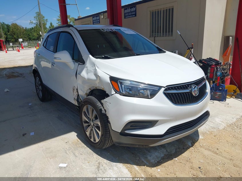 2019 Buick Encore VIN KL4CJASB4KB719302 IAAI salvage auction — RIGHT FRONT, Rebuildable (Florida), sold $875 on 2026-07-28 (photo 1)