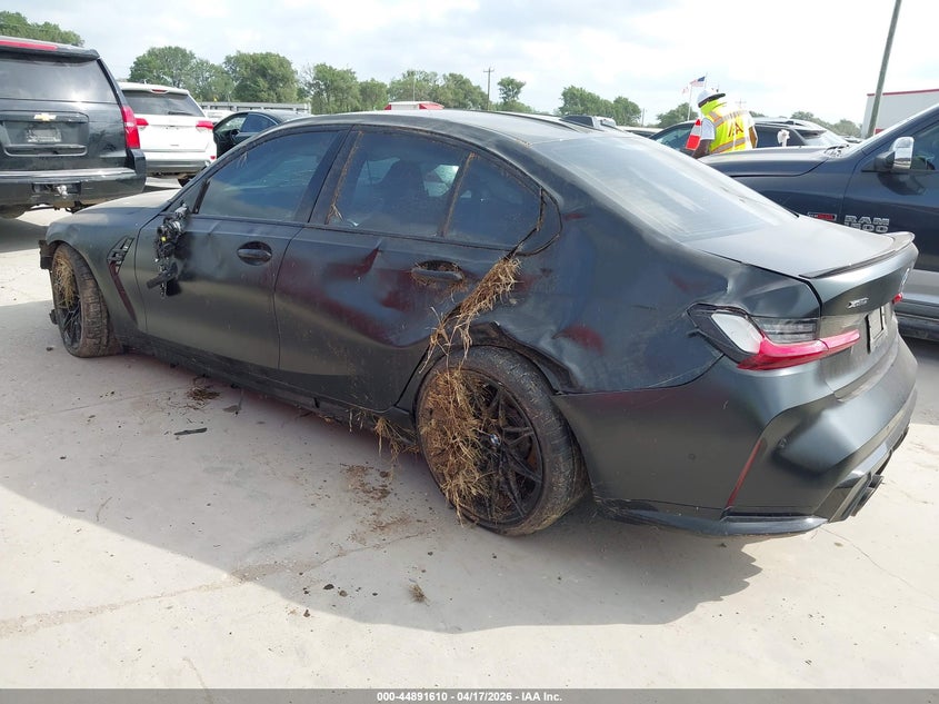 2024 BMW M3 VIN WBS43AY04RFR67054 IAAI salvage auction — Front End, Salvage (Texas), sold $22,800 on 2026-06-09 (photo 3)
