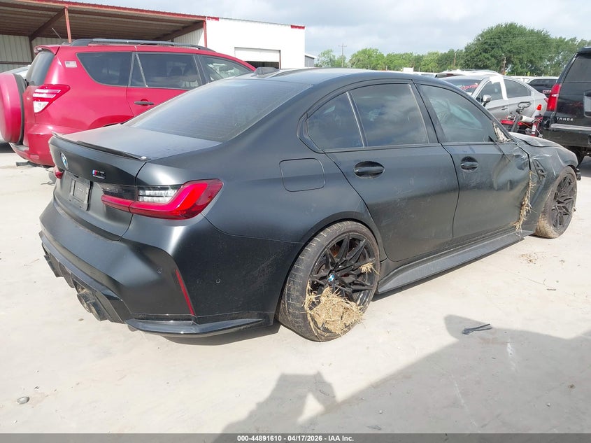 2024 BMW M3 VIN WBS43AY04RFR67054 IAAI salvage auction — Front End, Salvage (Texas), sold $22,800 on 2026-06-09 (photo 4)