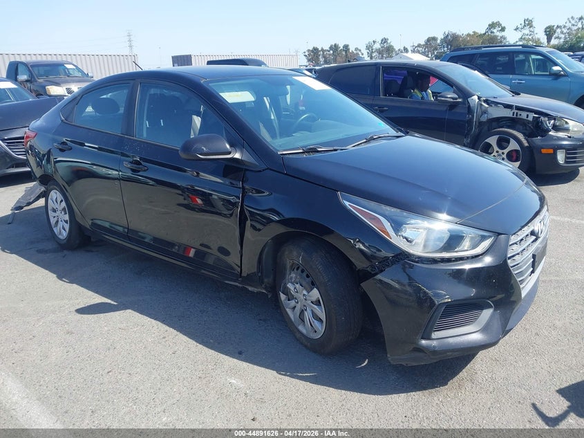 2019 Hyundai Accent VIN 3KPC24A35KE067727 IAAI salvage auction — LEFT SIDE, Salvage Title, sold $1,450 on 2026-07-09 (photo 1)