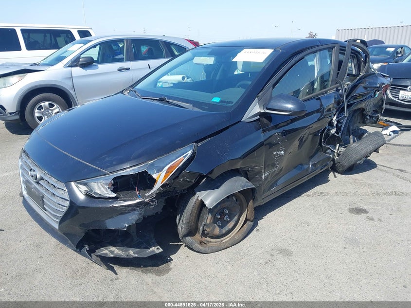 2019 Hyundai Accent VIN 3KPC24A35KE067727 IAAI salvage auction — LEFT SIDE, Salvage Title, sold $1,450 on 2026-07-09 (photo 2)