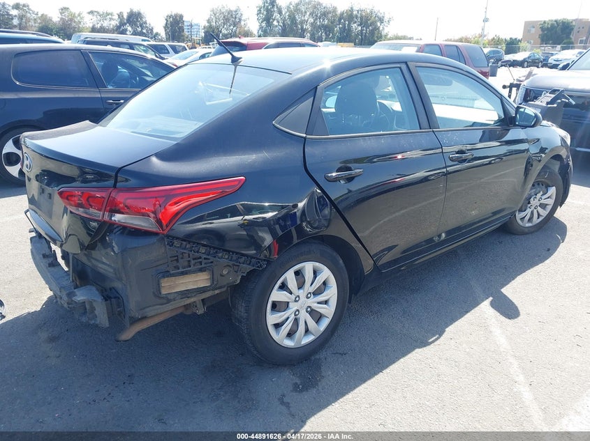 2019 Hyundai Accent VIN 3KPC24A35KE067727 IAAI salvage auction — LEFT SIDE, Salvage Title, sold $1,450 on 2026-07-09 (photo 4)