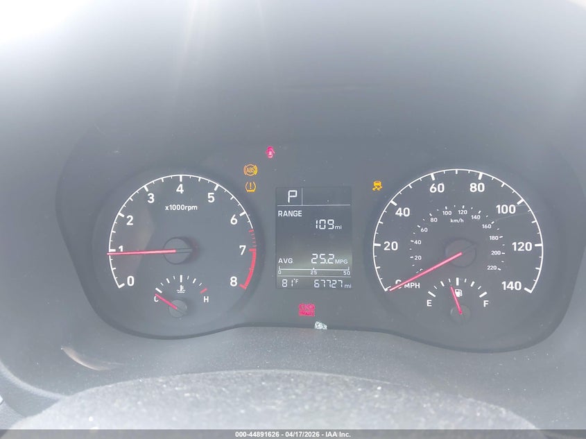 2019 Hyundai Accent VIN 3KPC24A35KE067727 IAAI salvage auction — LEFT SIDE, Salvage Title, sold $1,450 on 2026-07-09 (photo 7)