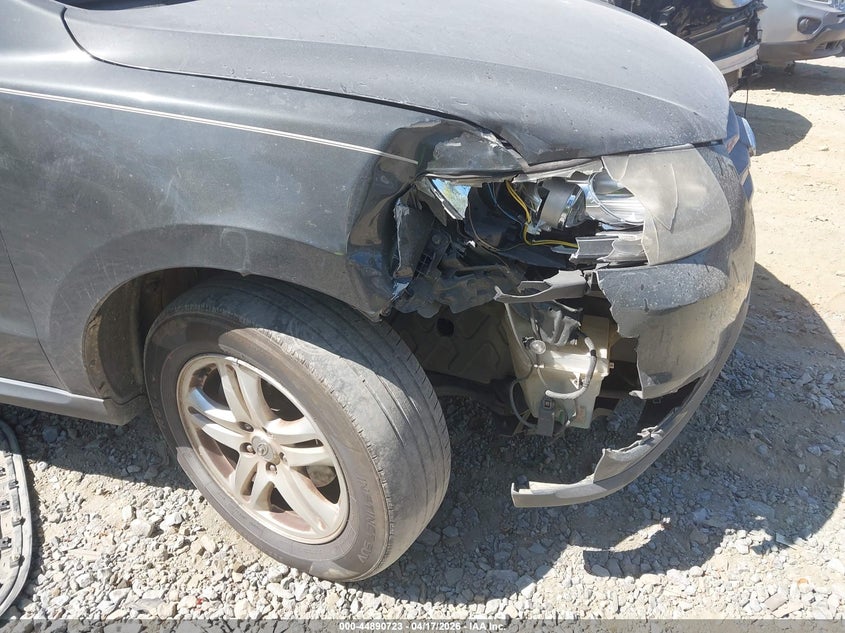 2012 Hyundai Santa fe VIN 5XYZG3AB9CG163782 IAAI salvage auction — RIGHT FRONT, Salvage Title, sold $300 on 2026-07-28 (photo 6)