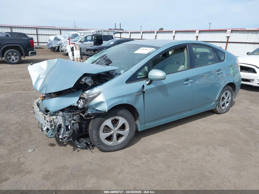 2012 Toyota Prius VIN JTDKN3DUXC1539104 IAAI salvage auction — FRONT END, Bill Of Sale (Washington), sold $275 on 2026-07-14 (photo 2)