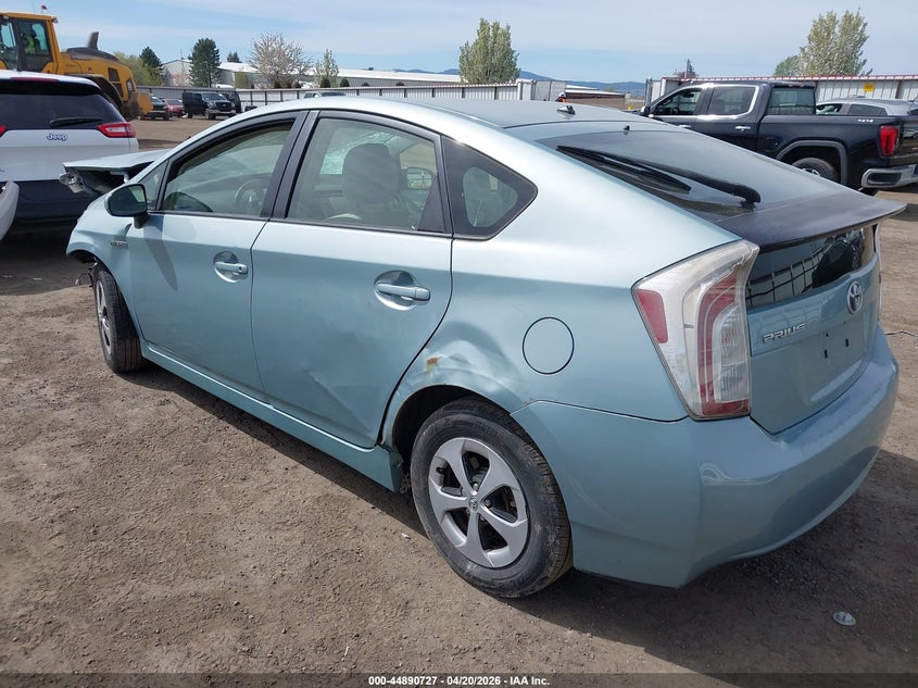 2012 Toyota Prius VIN JTDKN3DUXC1539104 IAAI salvage auction — FRONT END, Bill Of Sale (Washington), sold $275 on 2026-07-14 (photo 3)