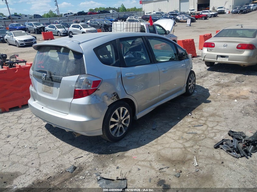 2012 Honda Fit VIN JHMGE8H54CC033227 IAAI salvage auction — FRONT END, Salvage Title, sold $725 on 2026-07-15 (photo 4)