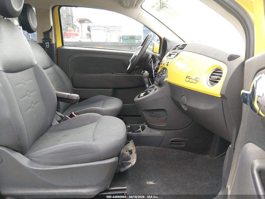 2012 Fiat 500 VIN 3C3CFFDR1CT310273 IAAI salvage auction — REAR END, Salvage (Nevada), sold $475 on 2026-07-10 (photo 5)