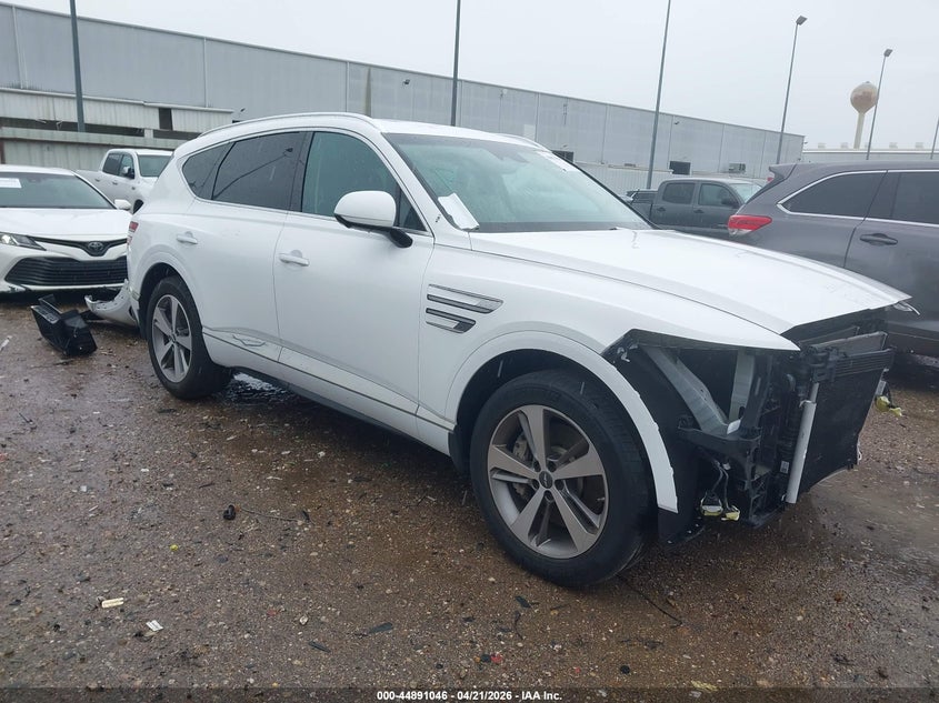 2021 Genesis Gv80 VIN KMUHCESC0MU048365 IAAI salvage auction — FRONT END, Salvage Title, sold $15,300 on 2026-07-10 (photo 1)