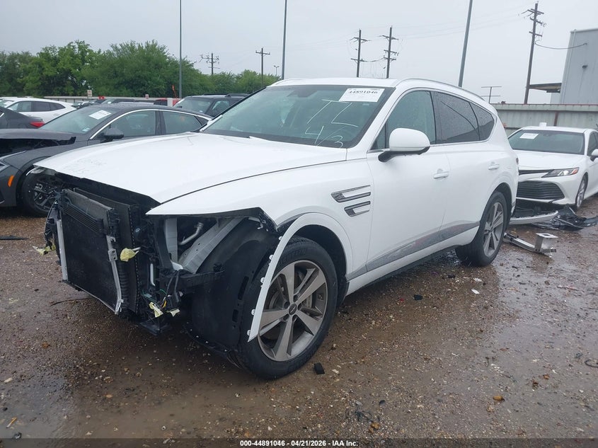 2021 Genesis Gv80 VIN KMUHCESC0MU048365 IAAI salvage auction — FRONT END, Salvage Title, sold $15,300 on 2026-07-10 (photo 2)
