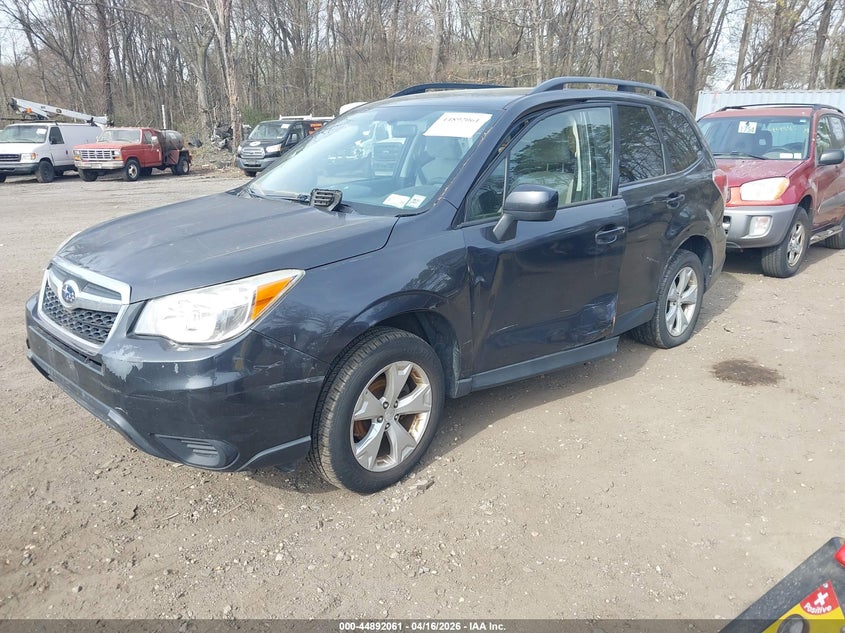 2016 Subaru Forester VIN JF2SJADC4GH540089 IAAI salvage auction — NORMAL WEAR, Salvage Title, sold $925 on 2026-07-21 (photo 2)