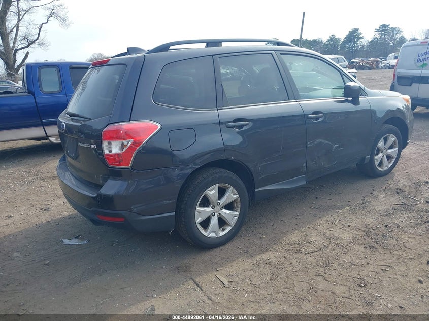 2016 Subaru Forester VIN JF2SJADC4GH540089 IAAI salvage auction — NORMAL WEAR, Salvage Title, sold $925 on 2026-07-21 (photo 4)