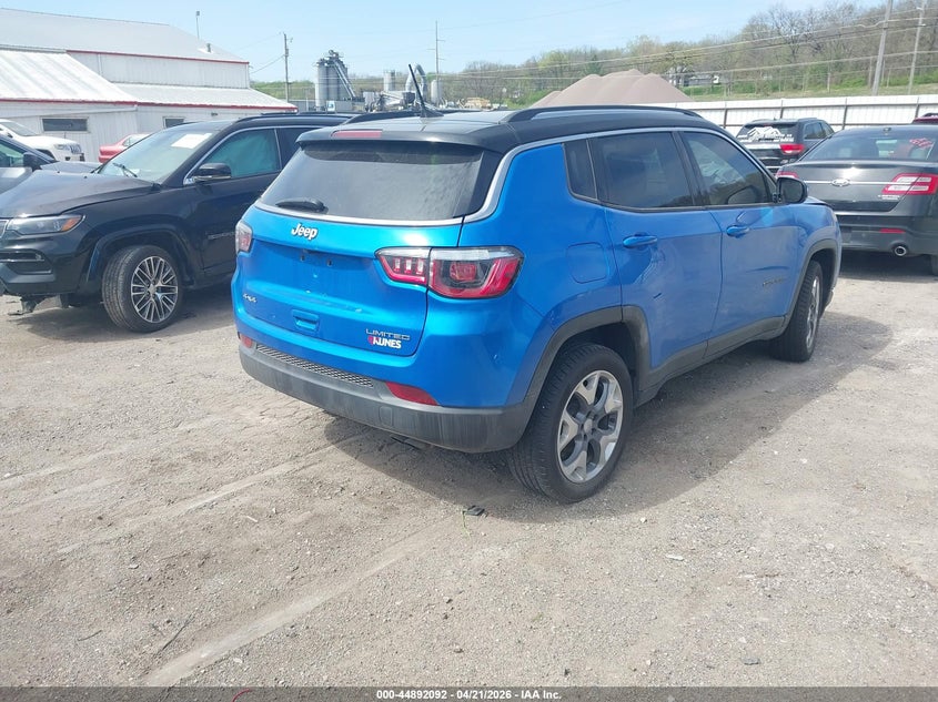 2020 Jeep Compass VIN 3C4NJDCBXLT222849 IAAI salvage auction — FRONT & REAR, Salvage Title, sold $1,650 on 2026-07-09 (photo 4)
