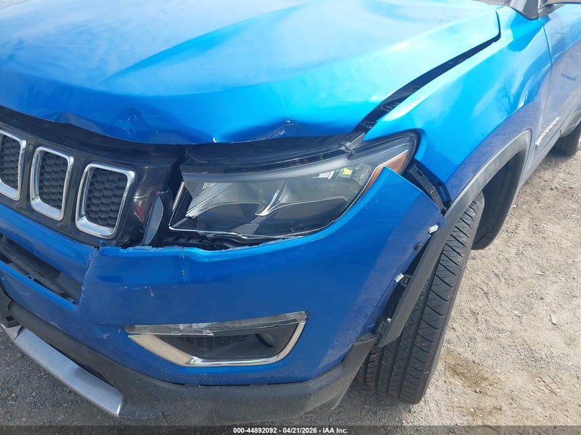 2020 Jeep Compass VIN 3C4NJDCBXLT222849 IAAI salvage auction — FRONT & REAR, Salvage Title, sold $1,650 on 2026-07-09 (photo 6)