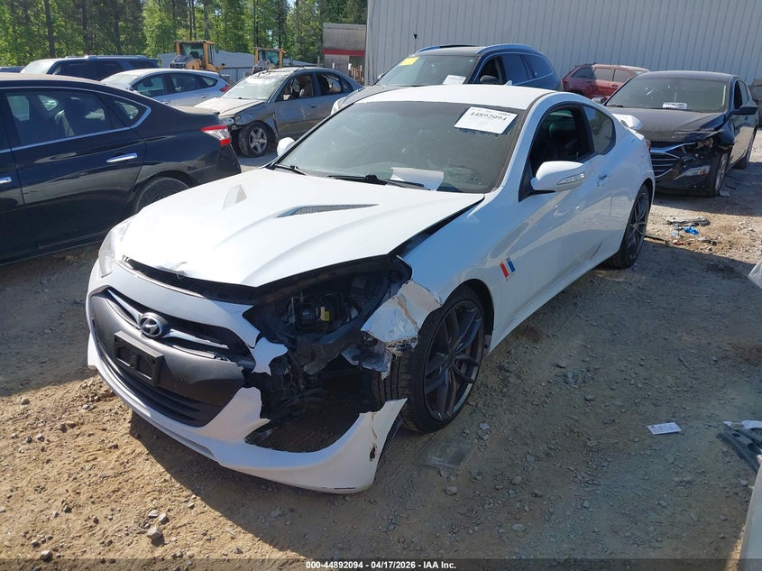2015 Hyundai Genesis VIN KMHHU6KJXFU124774 IAAI salvage auction — FRONT END, Salvage (Georgia), sold $2,500 on 2026-07-07 (photo 2)