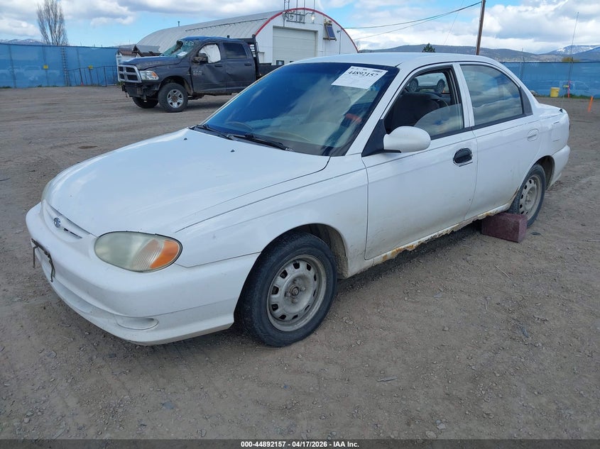 1999 Kia Sephia VIN KNAFB121XX5773598 IAAI salvage auction — ALL OVER, Clear (Montana), sold $150 on 2026-07-15 (photo 2)