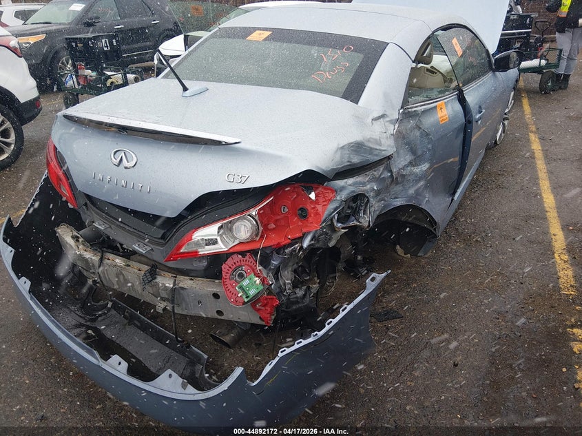 2010 Infiniti G37 VIN JN1CV6FE9AM352480 IAAI salvage auction — BIO HAZARD, Bill Of Sale (Colorado), sold $25 on 2026-07-21 (photo 6)