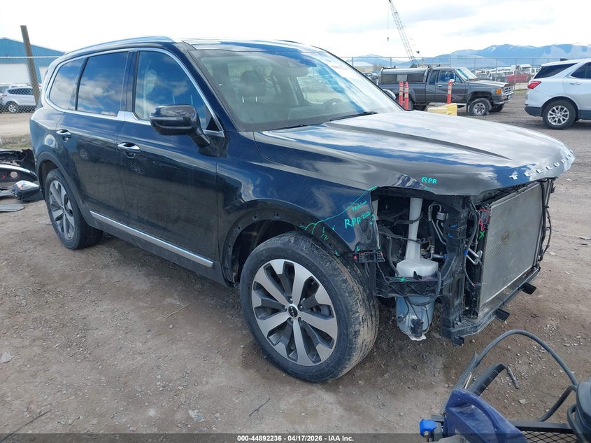 2022 Kia Telluride VIN 5XYP5DHC7NG322318 IAAI salvage auction — FRONT END, Salvage Title, sold $8,500 on 2026-07-29 (photo 1)