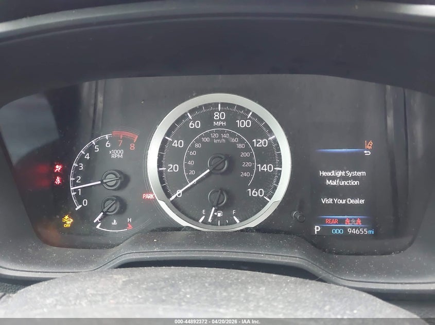 2020 Toyota Corolla VIN 5YFEPRAEXLP042413 IAAI salvage auction — FRONT END, Salvage (Texas), sold $3,050 on 2026-07-13 (photo 7)