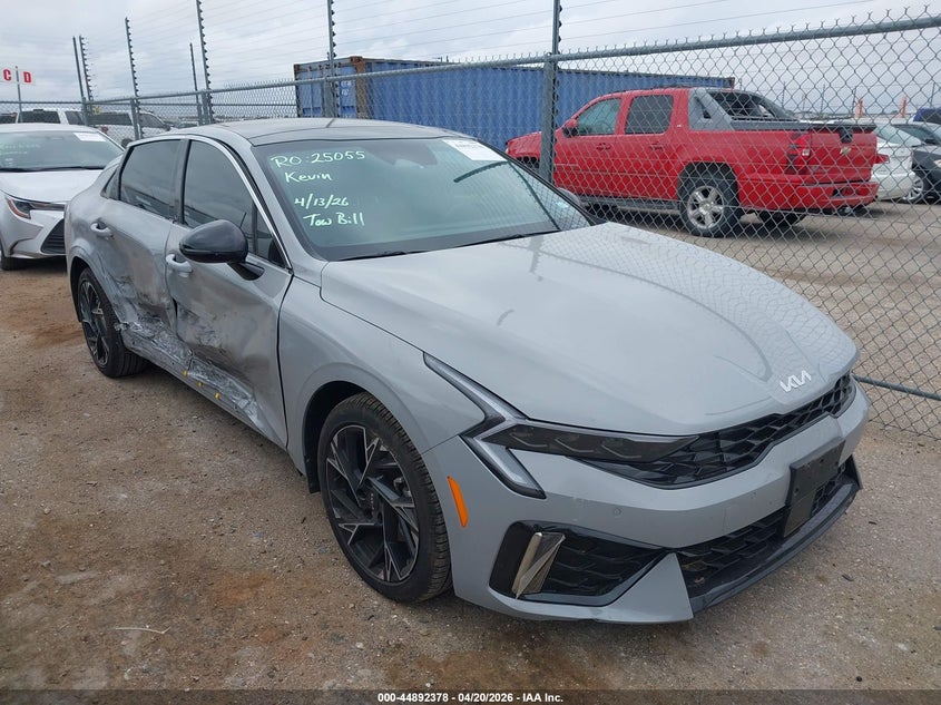 2025 Kia K5 VIN KNAG64J78S5369269 IAAI salvage auction — RIGHT SIDE, Original (Texas), sold $11,750 on 2026-07-21 (photo 1)