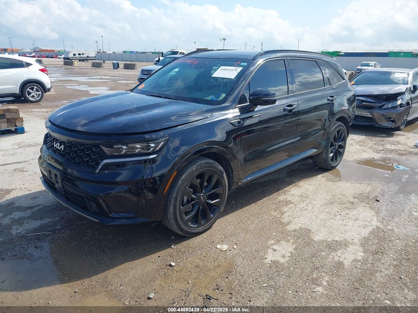 2023 Kia Sorento VIN 5XYRK4LF0PG242168 IAAI salvage auction — REAR END, Original (Texas), sold $9,600 on 2026-07-29 (photo 2)