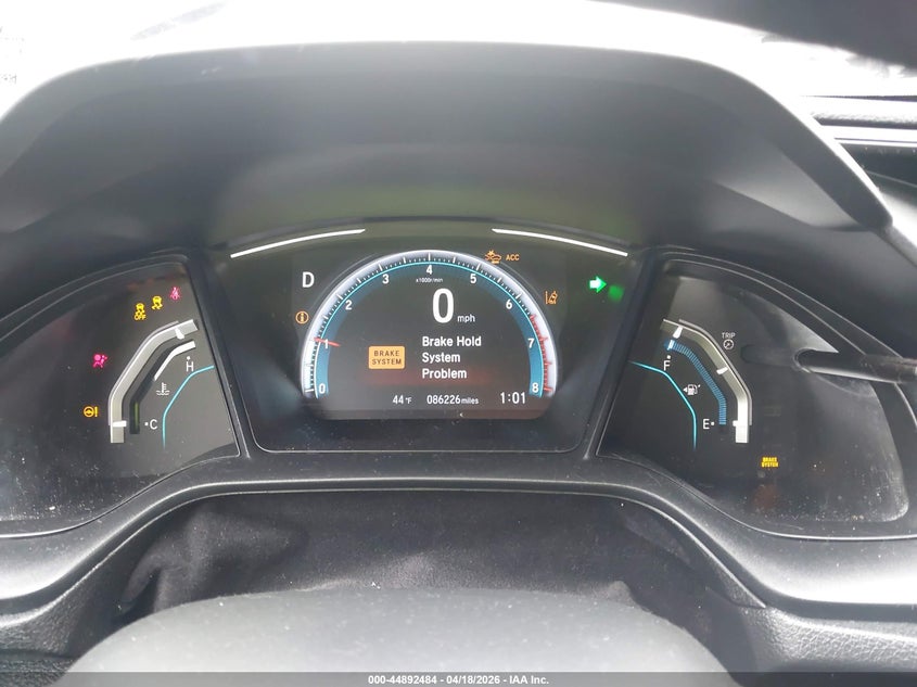 2019 Honda Civic VIN SHHFK7H30KU200245 IAAI salvage auction — RIGHT REAR, Junk Bill Of Sale Mv2459 (Wisconsin), sold $3,300 on 2026-07-07 (photo 7)