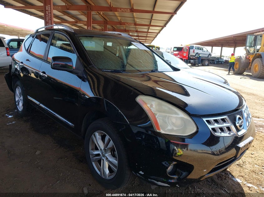 2013 Nissan Rogue VIN JN8AS5MT1DW019292 IAAI salvage auction — REAR END, Salvage Title, sold $625 on 2026-07-29 (photo 1)
