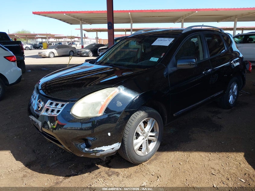 2013 Nissan Rogue VIN JN8AS5MT1DW019292 IAAI salvage auction — REAR END, Salvage Title, sold $625 on 2026-07-29 (photo 2)