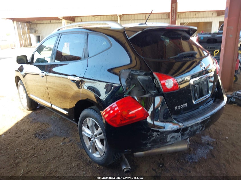 2013 Nissan Rogue VIN JN8AS5MT1DW019292 IAAI salvage auction — REAR END, Salvage Title, sold $625 on 2026-07-29 (photo 6)