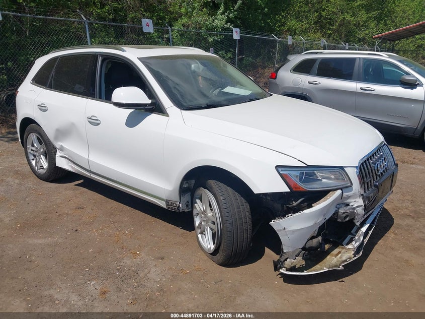 2017 Audi Q5 VIN WA1L2AFP1HA043361 IAAI salvage auction — FRONT END, Salvage - Greater Than 75% (Maryland), sold $2,550 on 2026-07-07 (photo 1)